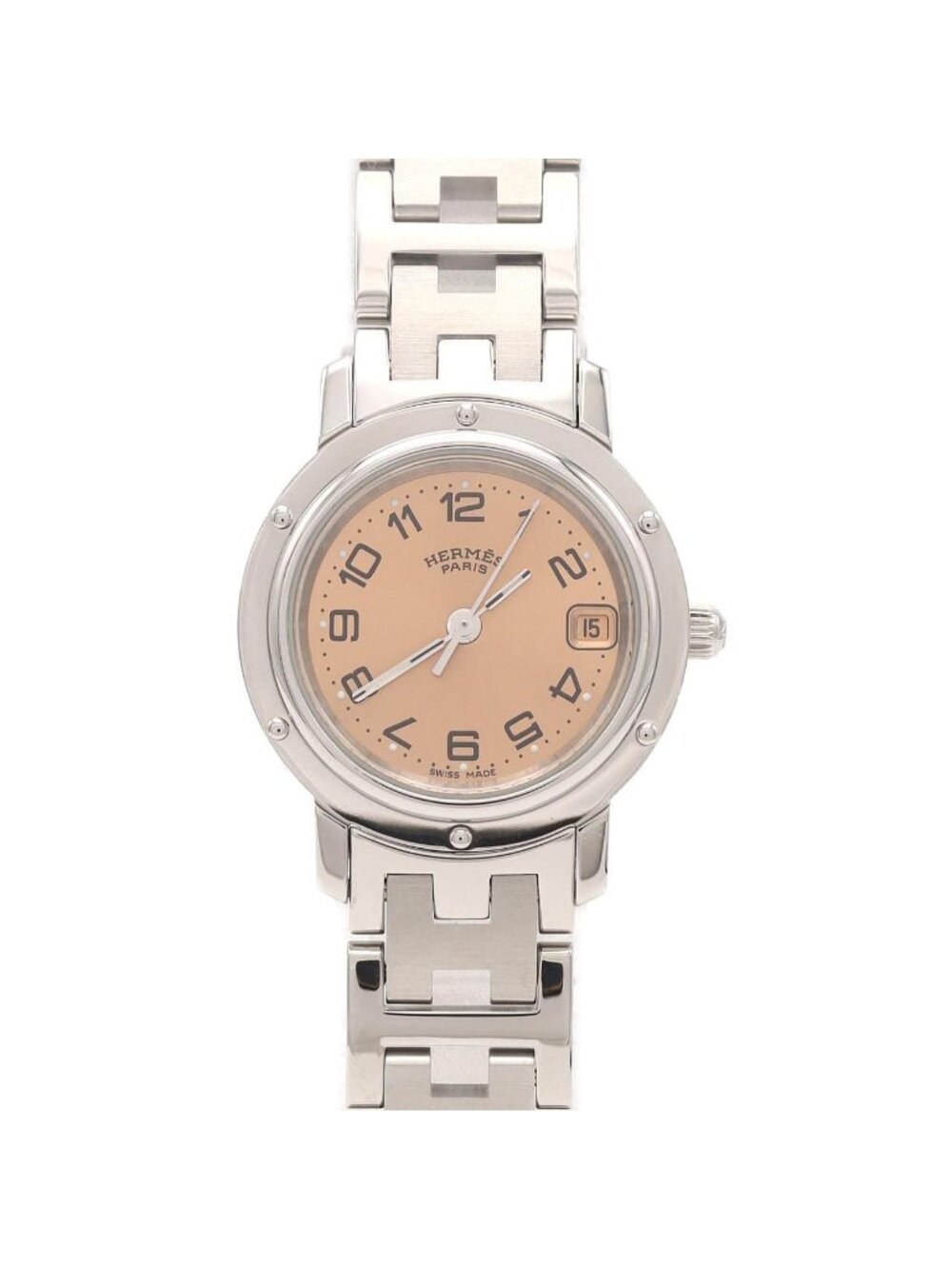 Hermes Clipper SS Quartz Watch
